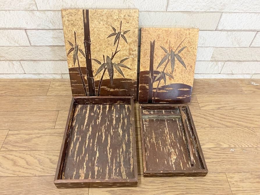 2点セット ホビー・楽器・アート 小物入れ 桜皮細工 角館 秋田